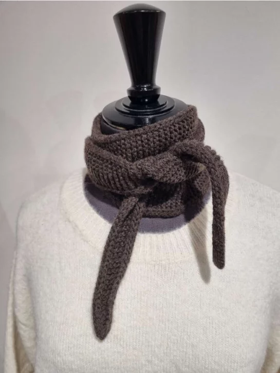 Sophie Scarf Chocolat Noir
