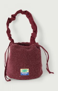 Sac seau hoktown bordeaux chiné