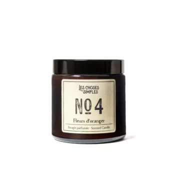 Bougie n°4 fleurs d'oranger 100g