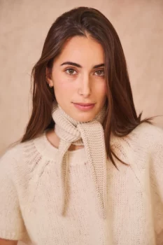Sophie scarf écru