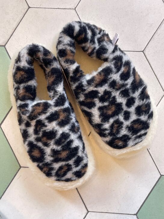 Pantoufles Leopard