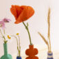 Wool Vase Bubble Green