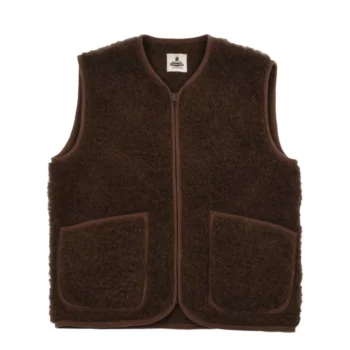 Veste sans manches dark brown