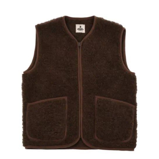 Veste Sans Manches Dark Brown