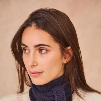 Sophie scarf navy blue