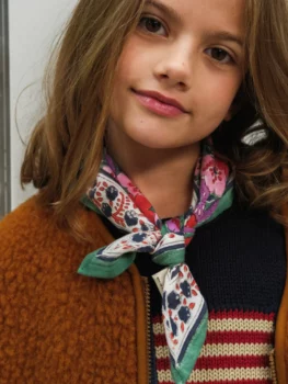 Foulard indore vert 50 cm