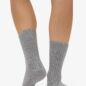 Chaussettes Laine Merinos Heather Grey