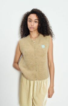 Gilet east sable chiné