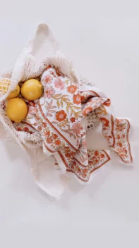 Foulard adulte delhi brique 100 cm