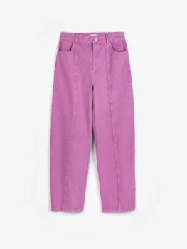 Pantalon rose washed boot cut