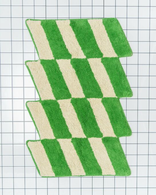 Tapis De Bain Cassette Vert