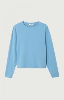 Tee shirt manches longues ypawood bleu chiné