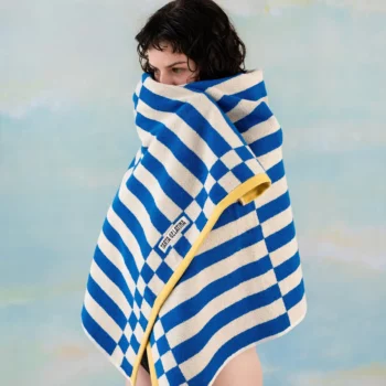 Serviette de bain clubhouse bleu