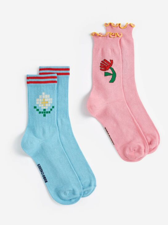 Lot de 2 paires de chaussettes Daisy