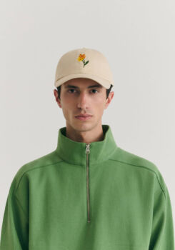 Casquette chris poppy écru