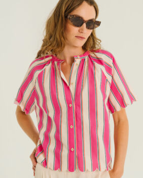 Chemise elsa santa fe rose