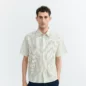 Chemise Paddy Colliure Rayures Jaune et Bleu
