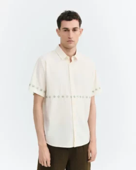 Chemise tom embroidery pannacota