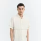 Chemise Tom Embroidery Pannacota