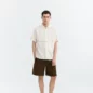 Chemise Tom Embroidery Pannacota
