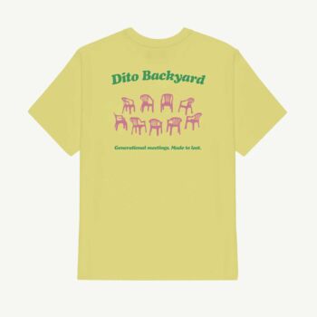 Tee-shirt backyard jaune