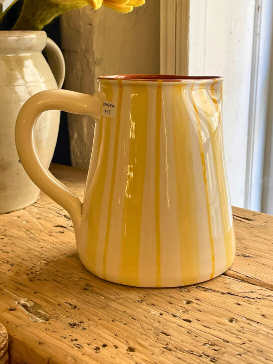 Pichet Esprit Bayadère Jaune