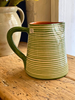 Pichet ligne vert foncé