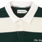 Polo Rugby Rayures Vert et Blanc