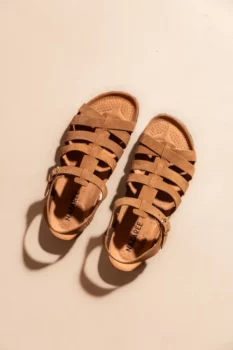 Sandales bianca noisette