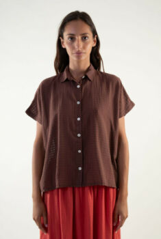 Chemise will mustang marron