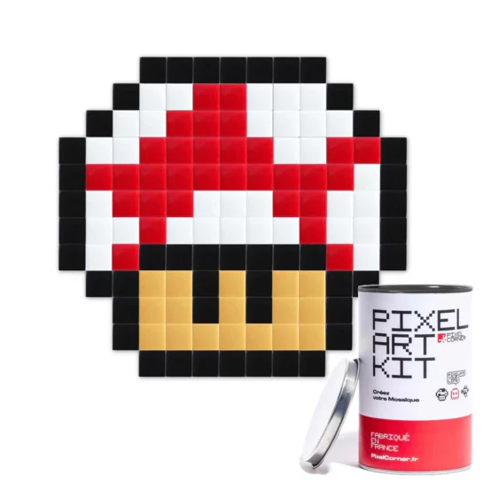 Pixel Art – Baby Shroom Small Rouge