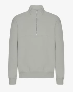 Quarter zip steel blue