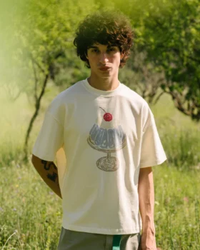 Tee shirt cherry on the top x isabelle vandeplassche