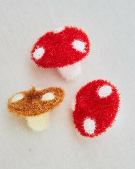 Éponge champignon rouge