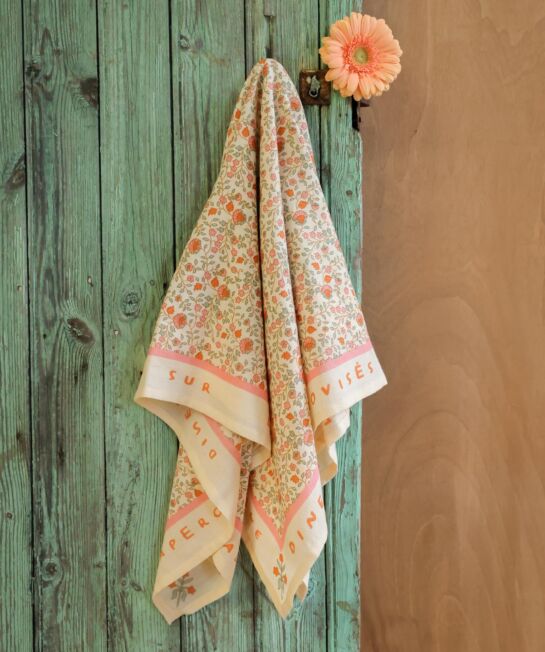 Foulard Petit Format Rosa Sorbet D’été