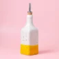 Distributeur D'huile Olive Blanc Jaune