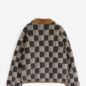 Veste Damier Almost Moiré Sherpa