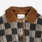 Veste Damier Almost Moiré Sherpa