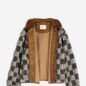 Veste Damier Almost Moiré Sherpa