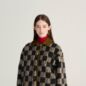 Veste Damier Almost Moiré Sherpa