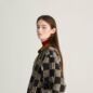 Veste Damier Almost Moiré Sherpa