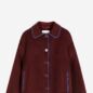 Veste Handmade Laine Bordeaux