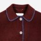 Veste Handmade Laine Bordeaux