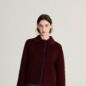 Veste Handmade Laine Bordeaux