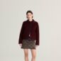 Veste Handmade Laine Bordeaux