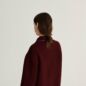 Veste Handmade Laine Bordeaux