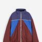 Veste Réversible Nylon Vert Bordeaux Bleu