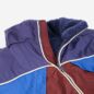 Veste Réversible Nylon Vert Bordeaux Bleu