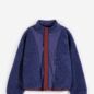 Veste Réversible Nylon Vert Bordeaux Bleu