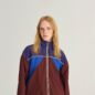 Veste Réversible Nylon Vert Bordeaux Bleu